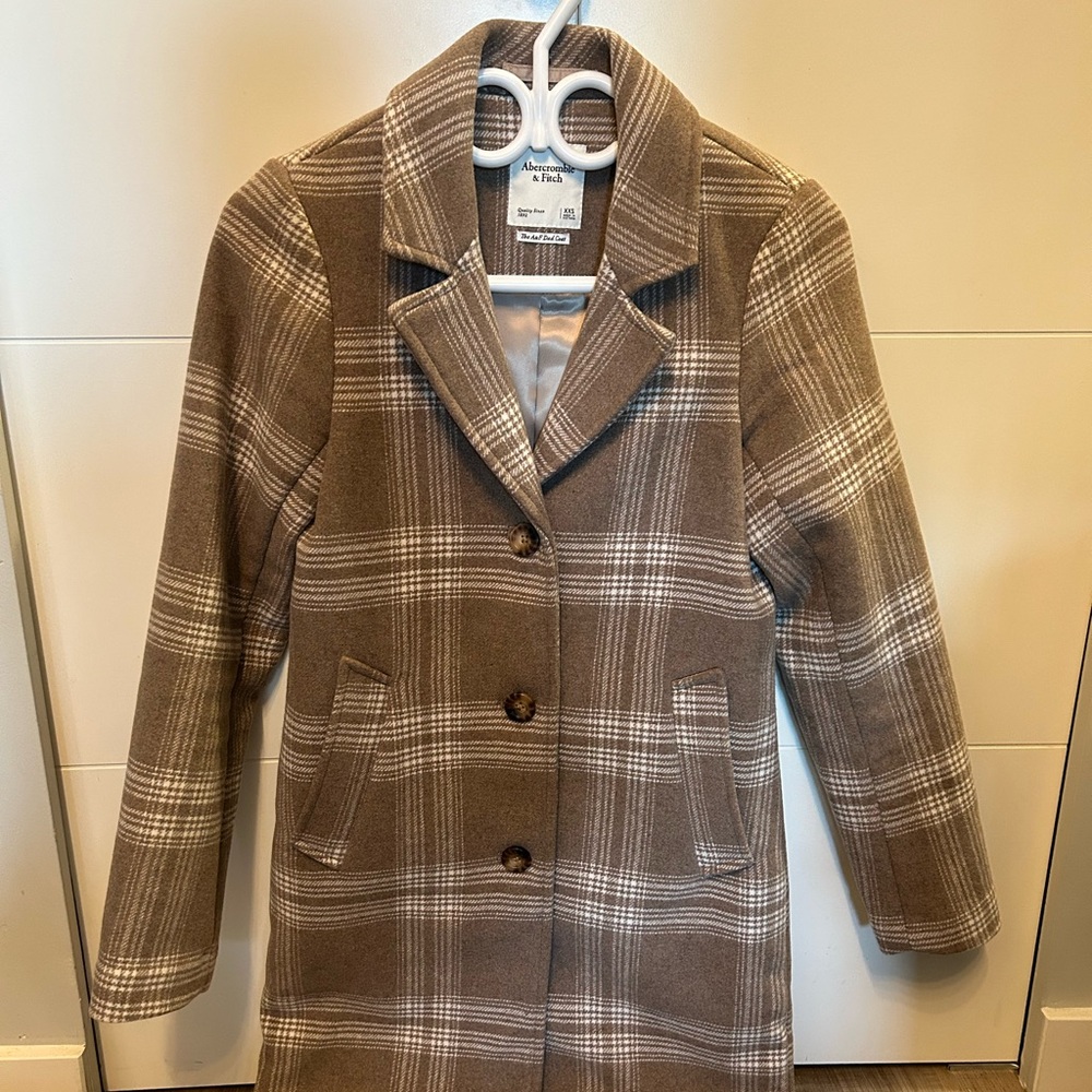 Abercrombie & Fitch The A&F Dad Coat Size XXS Brand New Never Worn
